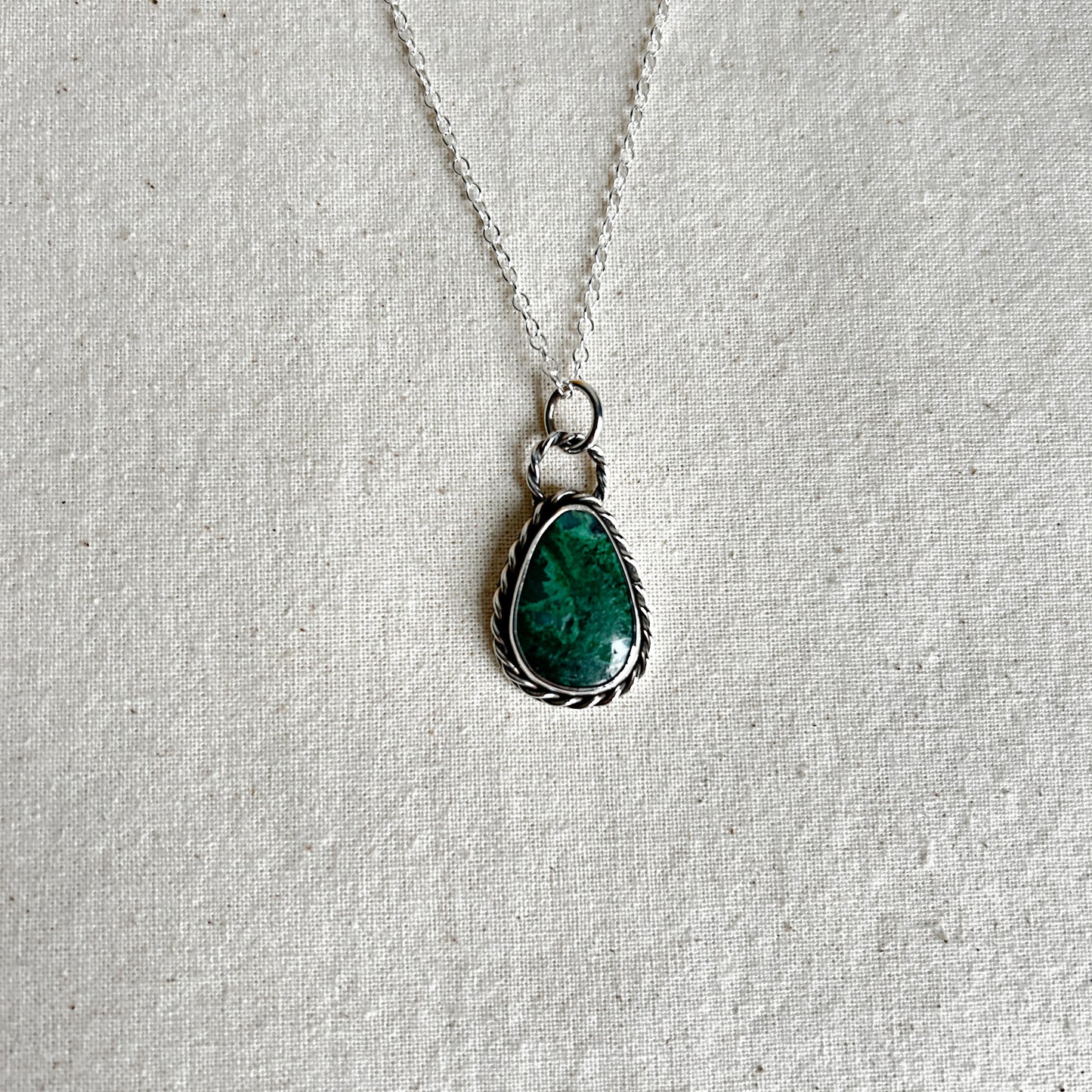 Chrysocolla Malachite Pendant