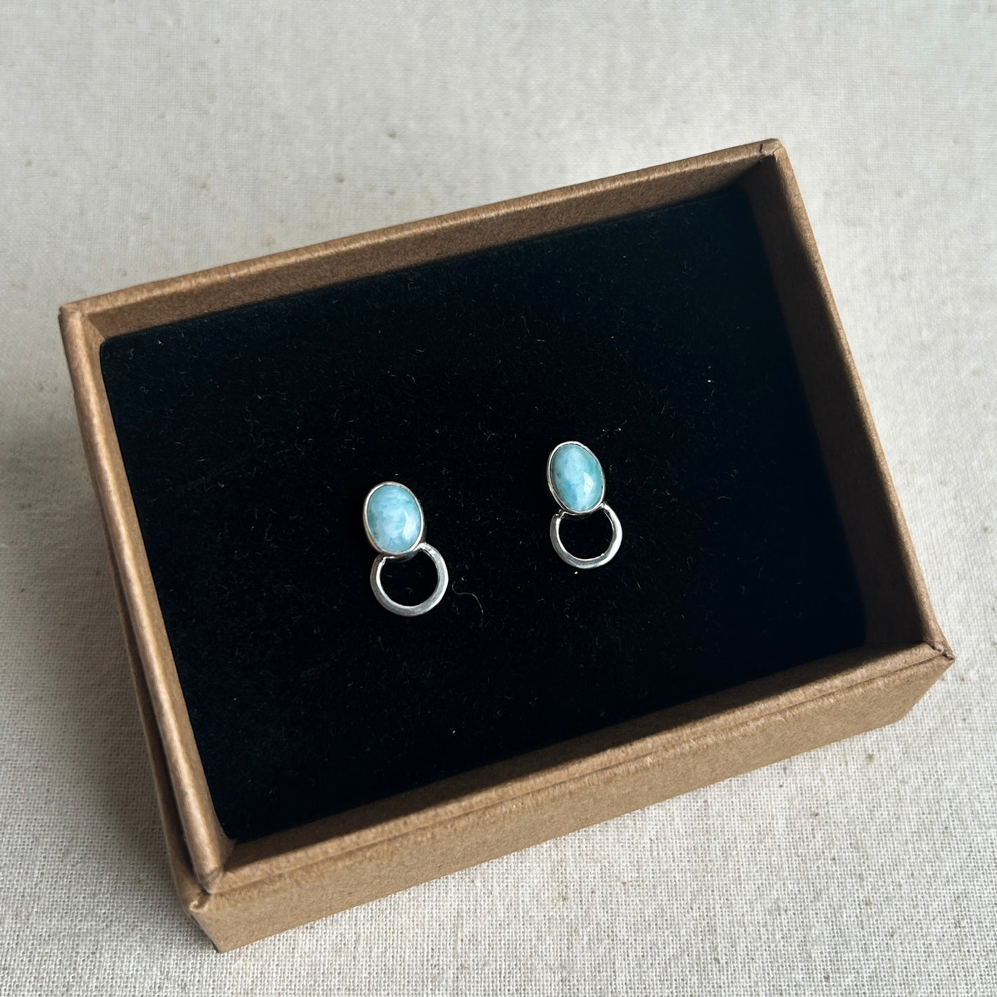 Larimar Earrings