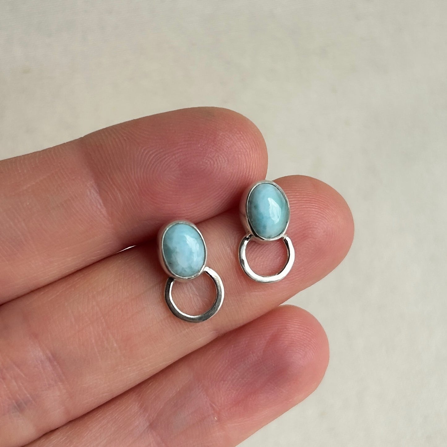 Larimar Earrings