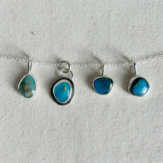 Silver Opal Pendants