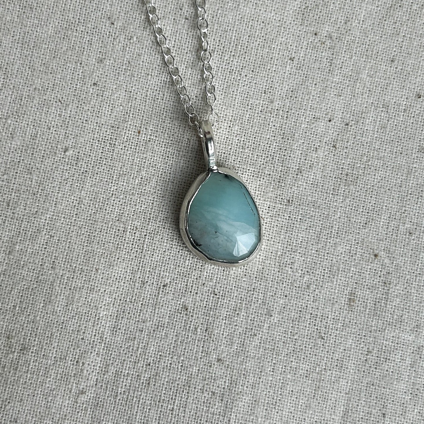 Silver Opal Pendant