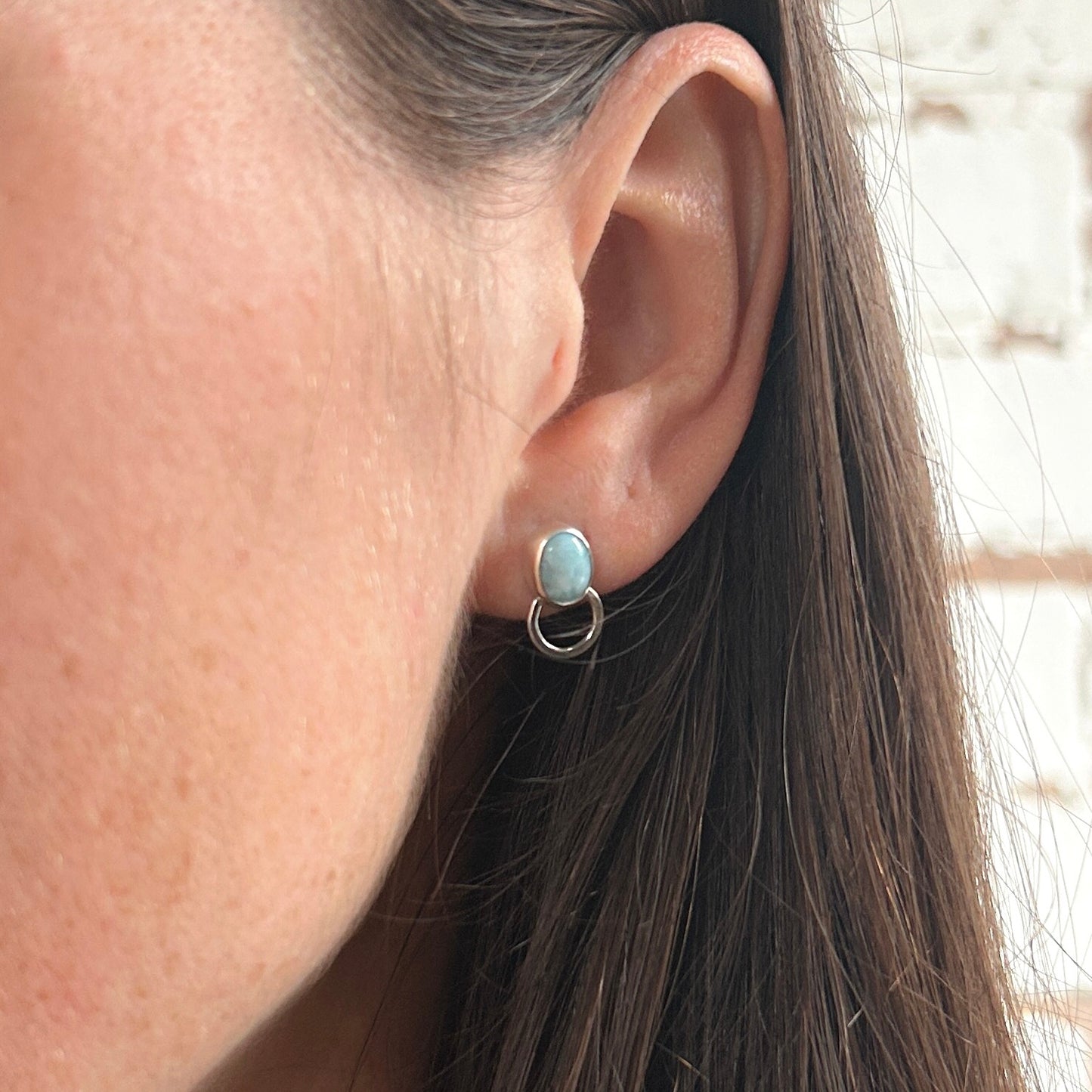 Larimar Earrings