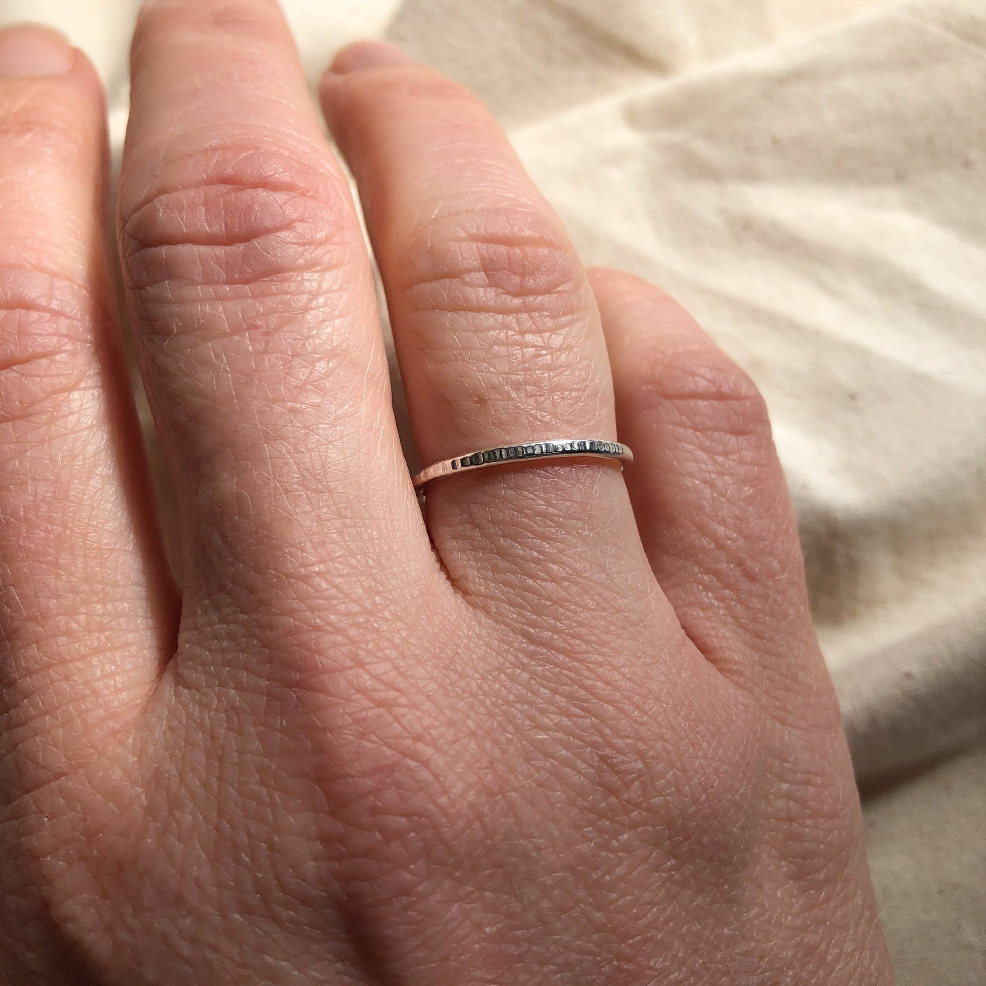 Stacking Ring Made of Sterling Silver