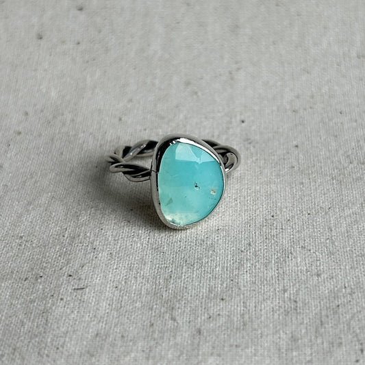 Silver Opal Ring