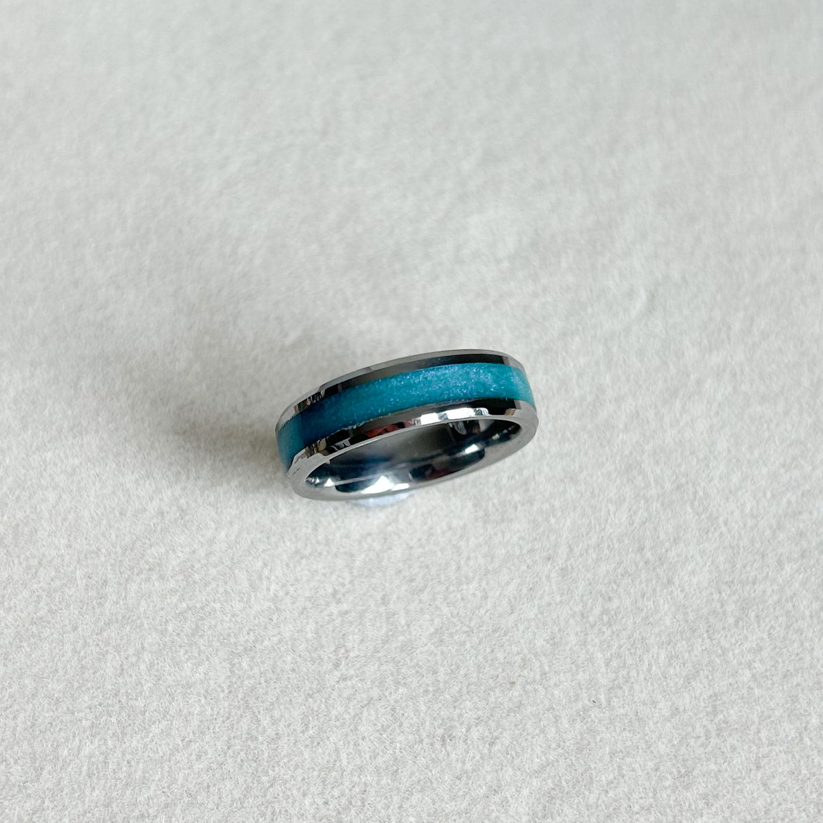 Tungsten Inlay Ashes Ring