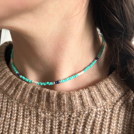 Dainty Beaded Choker