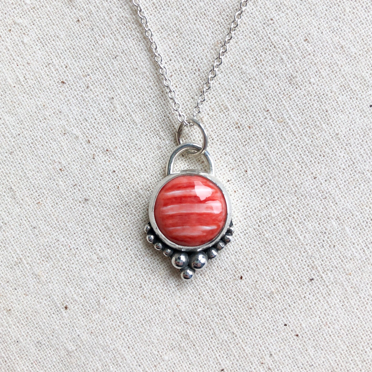 Carnelian Agate Gemstone Pendant 